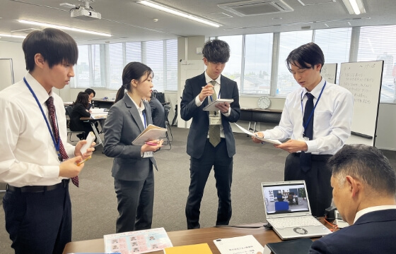 社内講師による部署別研修会